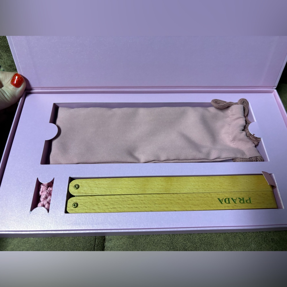 Prada Mid-Autumn Fan in Box - Gift Set